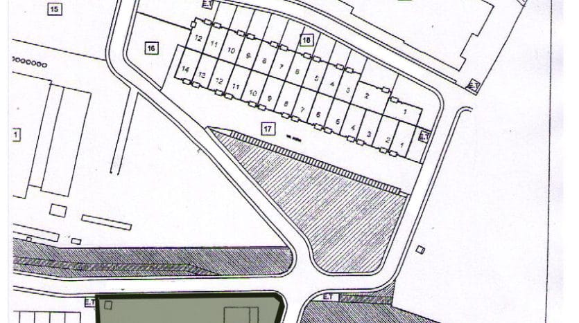 Detalle del plano del polígono