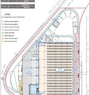 Naves en alquiler en Zona Franca de 20.000 m² a 81.613 m²