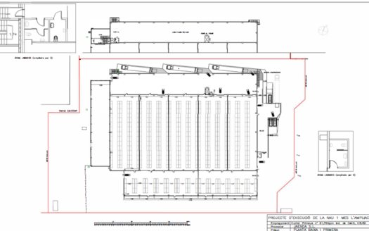 Nave de alquiler en Celrà de 8.151 m²