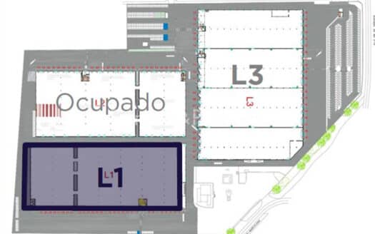 Nave Logística en alquiler en Alovera de 23.551m²