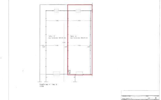 Nave industrial de alquiler en Abrera de 609 m²